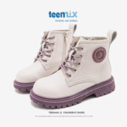 TEENMIX 天美意 童鞋儿童短靴秋冬季新款加绒