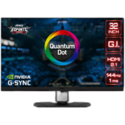 预售：微星 MSI 32英寸4K 144Hz HDR600 量子点技术 10bit 大金刚 显示器MPG321UR-QD