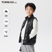 TOREAD kids 探路者 儿童羽绒背心 黑色 150cm