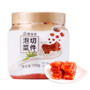 富爸爸切件泡菜750g/瓶 辣白菜 韩式酸辣白菜泡菜