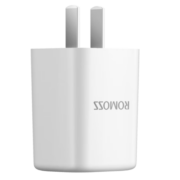罗马仕双口充电头USB插座多口快充5V2.1A充电器插头 适用iPhone15/14/13华为荣耀小米手机iPad平板