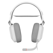 美商海盗船 (USCORSAIR) HS80 RGB 白色 游戏耳机 /USB连接 杜比音效 麦克风 多平台支持 线控