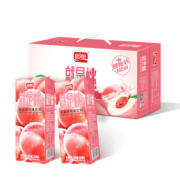 盼盼 水蜜桃果汁饮料250ml*24盒 桃汁 果味饮料 植物饮料 整箱装