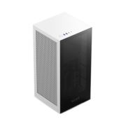 NZXT 恩杰全新H1V2 Mini-ITX机箱含140水冷750W金牌电源PCIE4.0显卡转接卡 白色