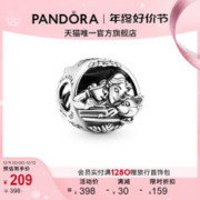 PANDORA 潘多拉 美女与野兽贝儿与好友串饰925银diy串珠轻奢