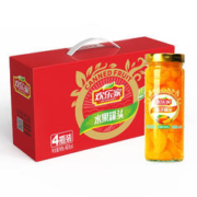 HUANLEJIA 欢乐家 橘子罐头460g*4罐 礼盒整箱装 休闲食品送礼 新老包装随机