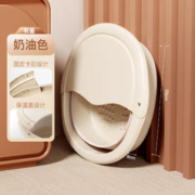 本迪 可折叠泡脚桶 便携洗脚盆加厚保温洗脚桶足浴盆泡小腿泡脚盆带盖