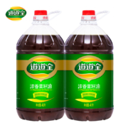 88VIP：道道全 浓香菜籽油 4L*2瓶