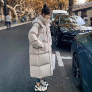 相伊恋人 棉服女 韩版INS长款外套