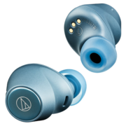 铁三角（Audio-technica）CKS30TW 真无线蓝牙5.1耳机 入耳式音乐重低音防水 兼容苹果华为小米手机 蓝色