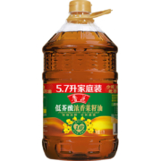 京东百亿补贴：鲁花 低芥酸浓香菜籽油5.7L