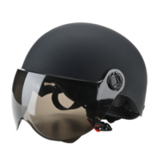 永久（FOREVER）3C认证款头盔骑行助力车头盔安全帽四季通用轻便式头盔 均码黑色