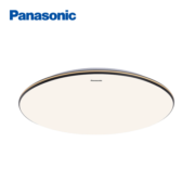 松下(Panasonic)吸顶灯圆形卧室灯智能米家简约灯具明畔黑金36W