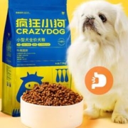 限移动端、京东百亿补贴：疯狂小狗 京东定制 牛肉双拼小型犬全阶段狗粮 7.5kg