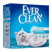 铂钻美国蓝标铂钻猫砂EverClean25磅低尘活性炭除臭膨润土净味猫厕所 蓝白标-25磅