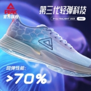 匹克（PEAK）轻弹003PRO夏季透气2022年新款轻软弹透气运动跑步鞋男鞋 珊瑚彩(男款39-45码) 42