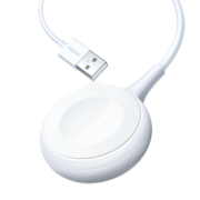 绿联MFi认证苹果手表无线充电器线磁力吸充电底座适用applewatch9/8/7/6/5/ultra2/SE配件充电 USB1米