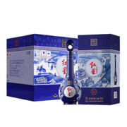 红星 二锅头 清香型高度白酒 52度 500mL*6瓶 整箱装 节日送礼 蓝花十五