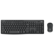 罗技（Logitech）MK295 键鼠套装 无线键鼠套装 办公键鼠套装 轻音键鼠套装 全尺寸 带无线2.4G接收器 黑