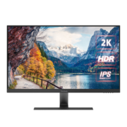 优派（ViewSonic） 27英寸2K高清显示器 三边微边 IPS技术 75Hz HDR 家用办公 10Bit VX2771-2K-HD 不闪屏滤蓝光