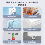 Haier 海尔 251升冰柜保鲜