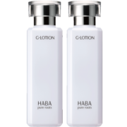 HABA润泽柔肤水 G露 爽肤水补水保湿 鲨烷精华油套装 【囤货2支装】G露180ml*2