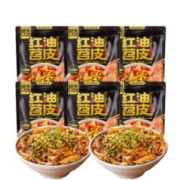 限移动端、京东百亿补贴：Hi A'KUAN 阿宽 红油苕皮 土豆粉速食带烧烤料夜宵宿舍零食四川特产小吃 6袋装 红油苕皮