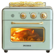 柏翠（petrus） 空气炸锅 电烤箱一体机家用迷你小型20升搪瓷内胆多功能全自动烘焙 PE7920