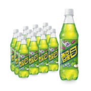 可口可乐 醒目 苹果味/水蜜桃味/荔枝味 汽水 500ml*12瓶 整箱装 苹果味