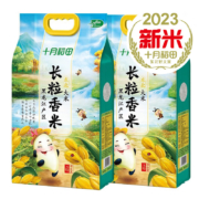 十月稻田 23年新米 长粒香大米 5kg*2  10公斤