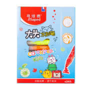 马培德Maped 锥头大头水彩笔  24色