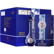 红星二锅头蓝花20 清香型白酒 52度500ml*6瓶 整箱装