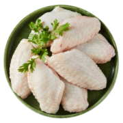 圣农 白羽鸡鸡翅中1kg/袋冷冻烤鸡翅清真食材