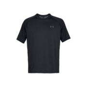 安德玛（UNDERARMOUR）Tech 2.0男子干爽训练运动短袖T恤1326413 黑色001 XL