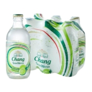 泰国进口chang泰象青柠味气泡苏打水325ml*6瓶无糖碳酸碱性水调酒