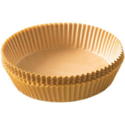 iChoice 空气炸锅专用纸食品级吸油纸垫纸烘焙烧烤家用食物纸圆形纸盘 圆形1包50张