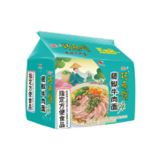 Plus会员:统一 巧面馆 藤椒牛肉味 方便面 102克*5包*2件