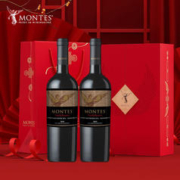 礼遇季：MONTES 蒙特斯 家族珍藏 干红葡萄酒 750ml*2瓶