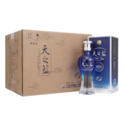 洋河【浓香典范】蓝色经典 天之蓝520ml  口感绵柔浓香型白酒 42度 520ml*1瓶
