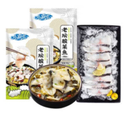京东百亿补贴：小霸龙 国联水产 老坛酸菜鱼 酸菜鱼400g*2袋+黑鱼片250g