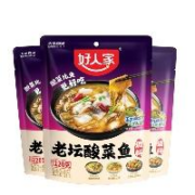 好人家 酸菜鱼调料酸菜酸汤肥牛调料 老坛酸菜鱼220g*3（2人份）