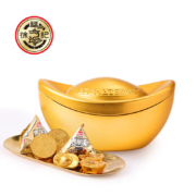 徐福记 金元宝礼盒 混合口味代可可脂巧克力盒装200g*2件+凑单品