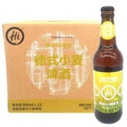 限移动端、京东百亿补贴：海底捞 德式小麦 精酿啤酒 500ml*12瓶 门店同款 整箱装