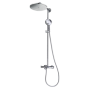 汉斯格雅（Hansgrohe） 双飞雨淋浴恒温花洒大顶喷浴缸水龙头花洒套装 240沄雨模式顶喷恒温浴缸龙头