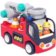 汇乐玩具（HUILE TOYS）早教消防车救护车婴幼儿童玩具车1-3岁男女孩宝宝玩具圣诞节礼物 早教消防车
