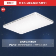 Yeelight易来智能护眼纤玉客厅灯led吸顶灯卧室米家智能联App小爱同学控制 纤玉星轨星空客厅灯