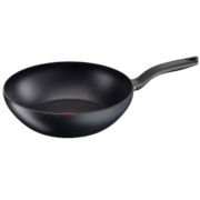 特福（Tefal）原装进口钛铸不粘无盖炒锅28cm红点技术G28919