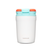乐扣乐扣（LOCK&LOCK）桌面杯小咖啡手持杯学生商务保温杯320ML LHC4290YRED