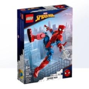 LEGO 乐高 自营乐高超级英雄人偶76226蜘蛛钢铁侠毒液超可动机甲仔
