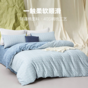 LOVO罗莱生活旗下品牌  床上用品三/四件套全棉纯棉被套床单双人床单 暖茸 1.2米床(适配150x215被芯)三件套